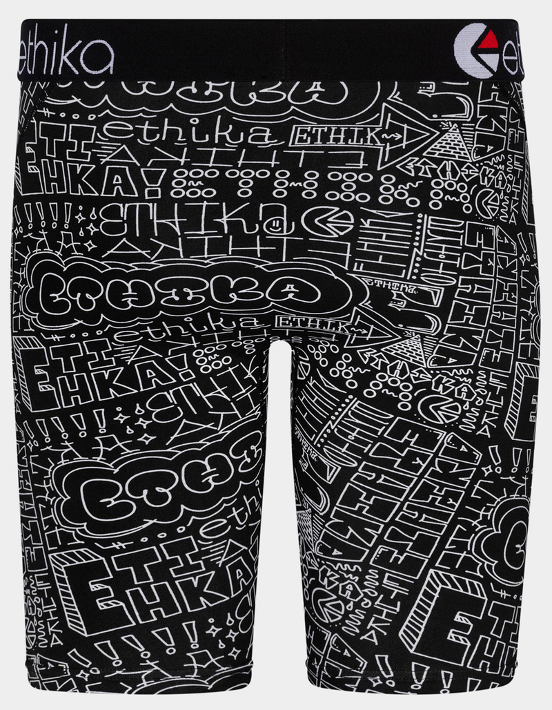 ETHIKA Black Book Mens Boxer Briefs image number 2