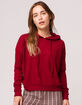SKY AND SPARROW Ribbed Womens Hoodie image number 1
