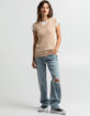 DAISY STREET Womens Knit Vest image number 4