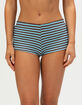 DAMSEL Womens Stripe Micro Cover Up Shorts image number 2