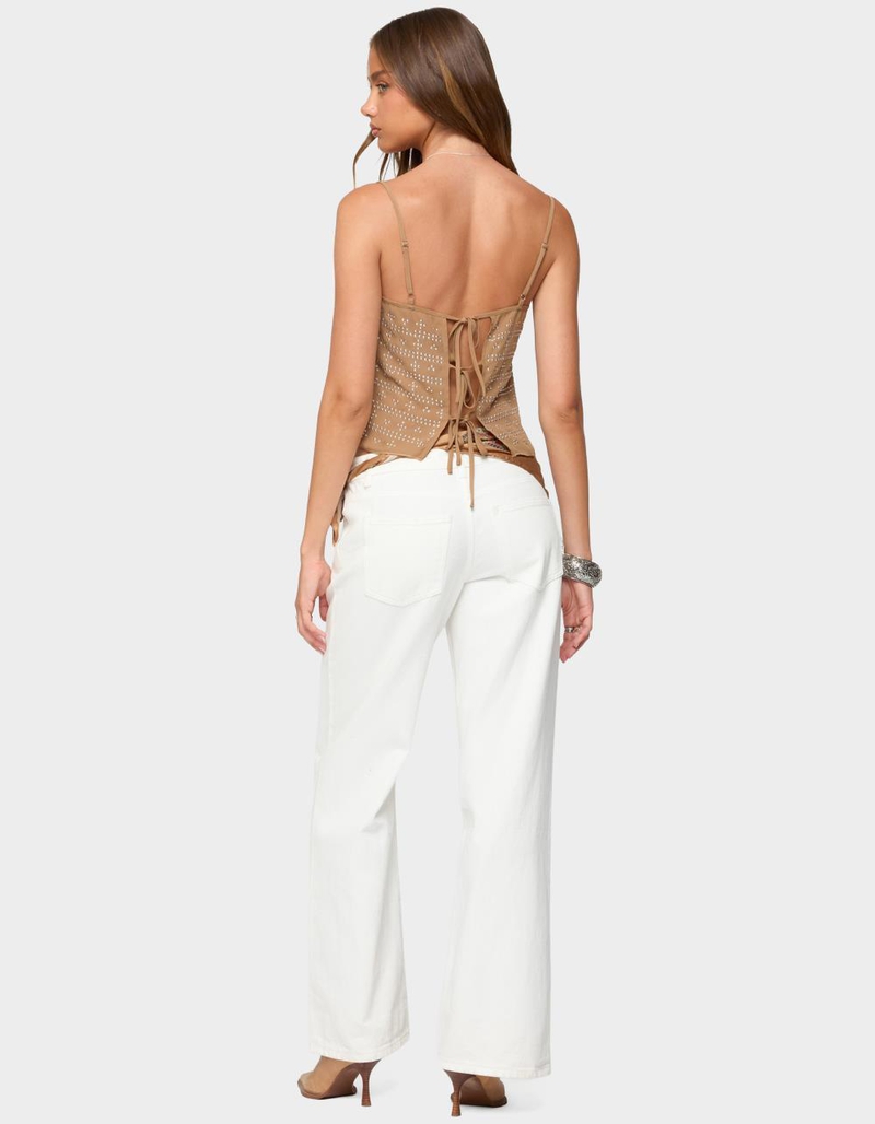 EDIKTED Sunna Studded Top image number 3