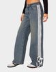 EDIKTED Washed Low Rise Ribbon Jeans image number 2