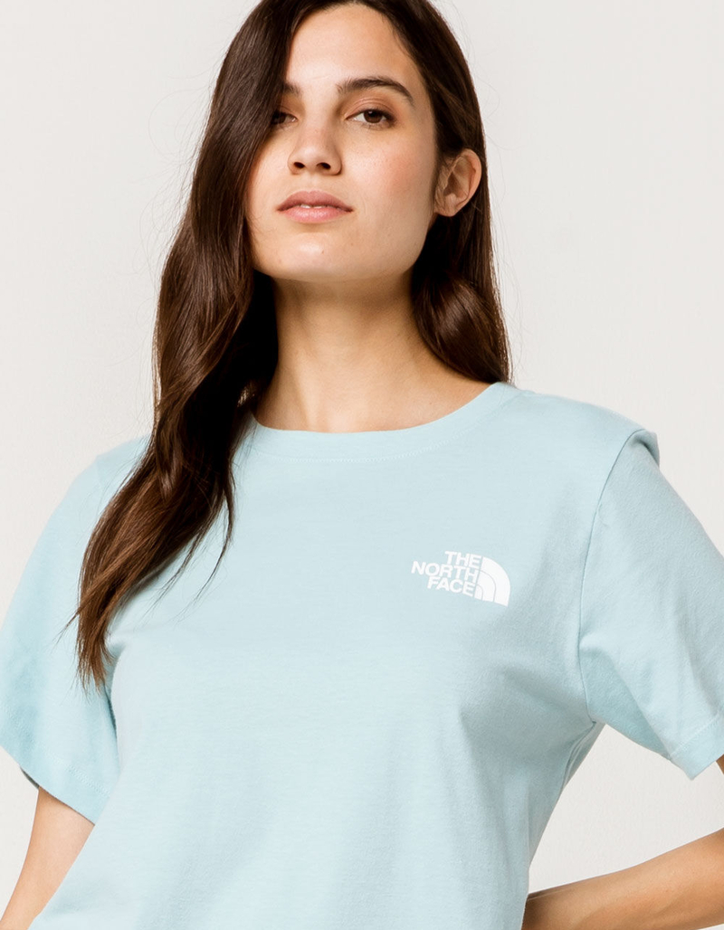 THE NORTH FACE Red Box Light Blue Womens Tee image number 1