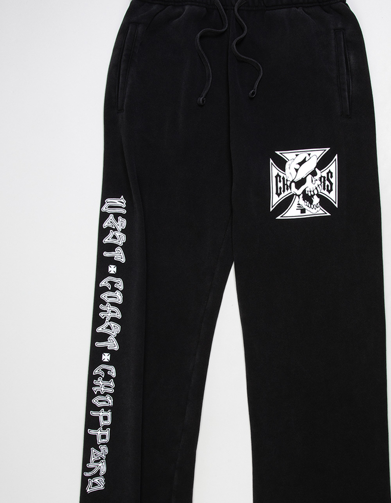 WEST COAST CHOPPERS Skeleton Moto Logo Mens Sweatpants image number 2