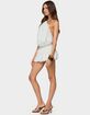 EDIKTED Aida Backless Bubble Mini Dress image number 4
