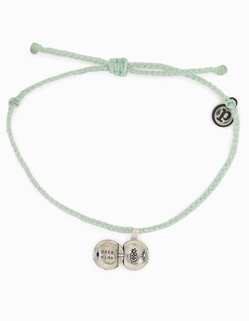 PURA VIDA Wave Locket Winterfresh Charm Bracelet image number 1