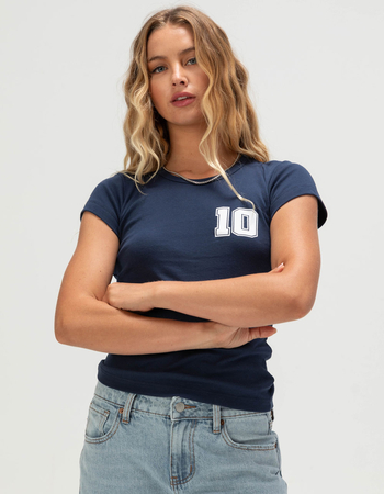 RSQ Womens 10 Baby Tee Alternative Image