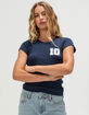 RSQ Womens 10 Baby Tee image number 2