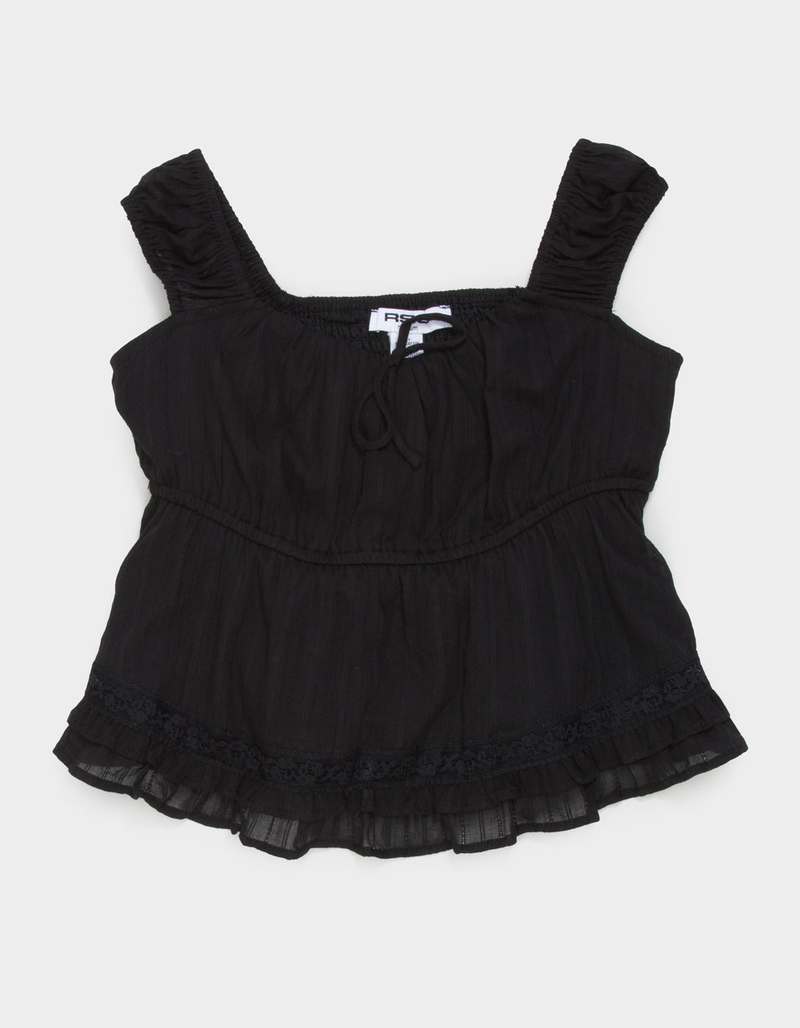 RSQ Girls Tie Babydoll Top image number 1