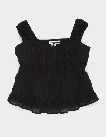 RSQ Girls Tie Babydoll Top Alternative Image