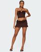 EDIKTED Koda Ruched Mini Skirt image number 3