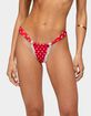 EDIKTED Bina Lacey Polka Dot Bikini Bottoms image number 1