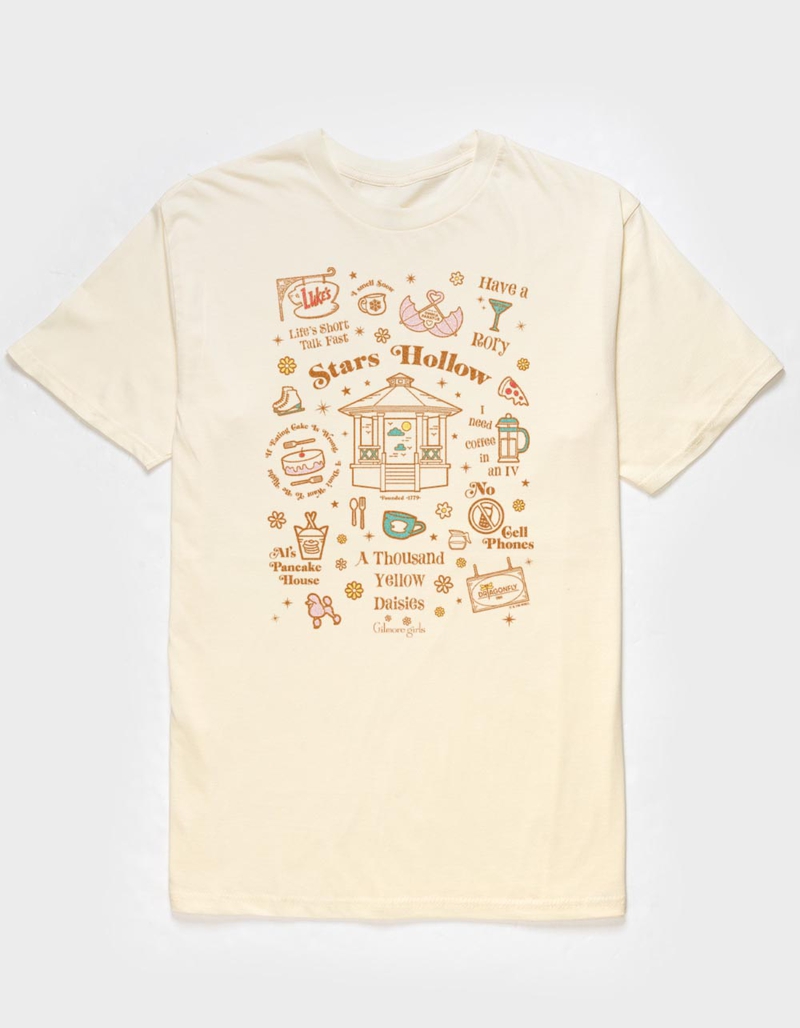 GILMORE GIRLS Stars Hollow Jumble Unisex Tee image number 0