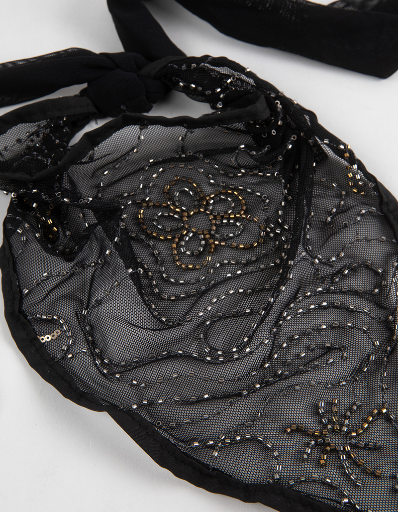 FULL TILT Beaded Embroidered Head Scarf image number 1