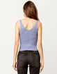 FULL TILT Essentials Blue Womens Sweater Tank image number 3