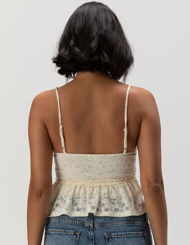 RSQ Womens Lace Ruffle Cami image number 3