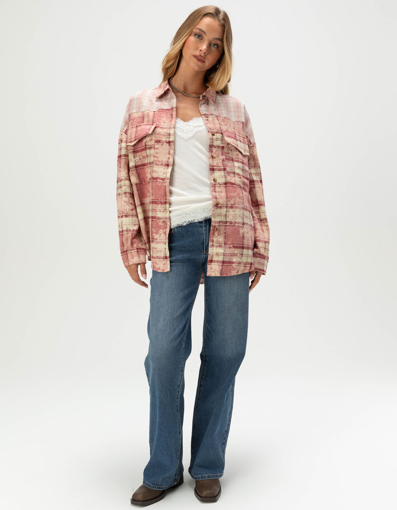 ACOA Womens Oversized Flannel image number 1