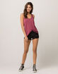 BOZZOLO Mauve Womens Pocket Tank image number 4