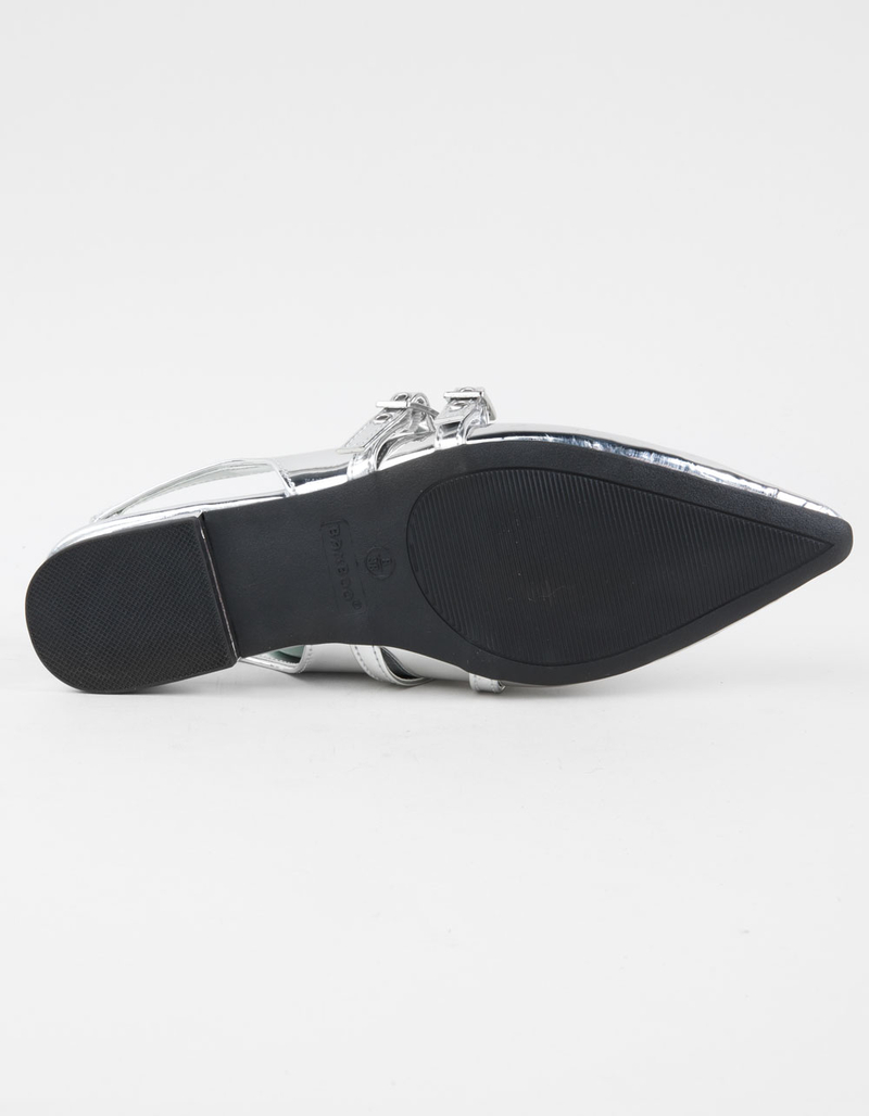 BAMBOO Visor Womens Slingback Flats image number 2