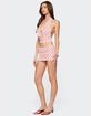 EDIKTED Zoe Polka Dot Drawstring Mini Skirt image number 3
