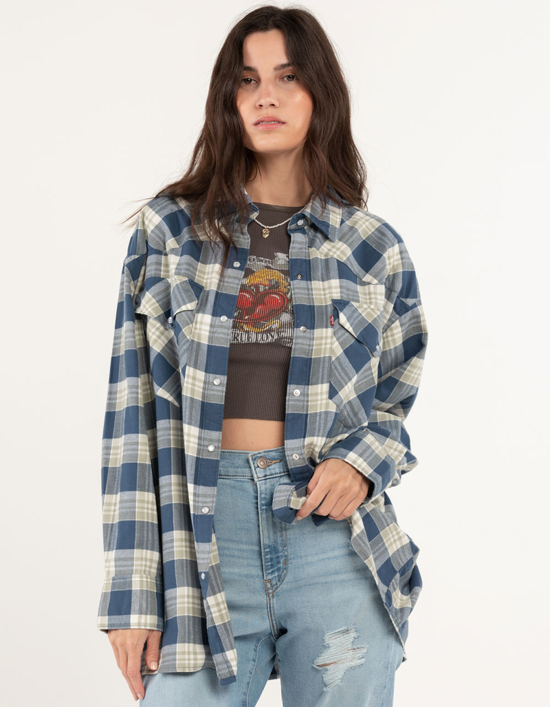 LEVI'S Dylan Womens Relaxed Button Up Shirt image number 0