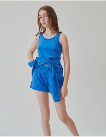 THEME NYC Sammie Heart & Arrow Terry Girls Shorts Primary Image
