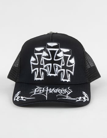 ED HARDY Crosses Trucker Hat Alternative Image
