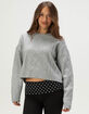 RSQ Womens Crop Cable Sweater image number 1