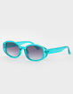 RSQ Grain Ground Oval Sunglasses image number 1
