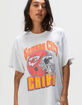 JUNK FOOD Kansas City Chiefs Throwback Womens Oversized Tee image number 4