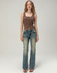 TRUE RELIGION Becca Mid Rise Super T Flap Womens Bootcut Jeans image number 1