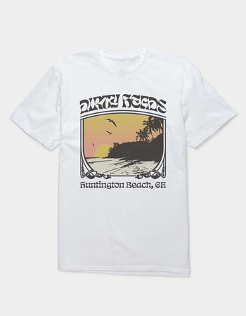 DIRTY HEADS Huntington Beach Sunset Unisex Tee Primary Image