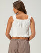 NECTAR CLOTHING Womens Button Up Sleeveless Top image number 4