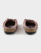 BIRKENSTOCK Boston Varsity Womens Suede Clogs image number 4