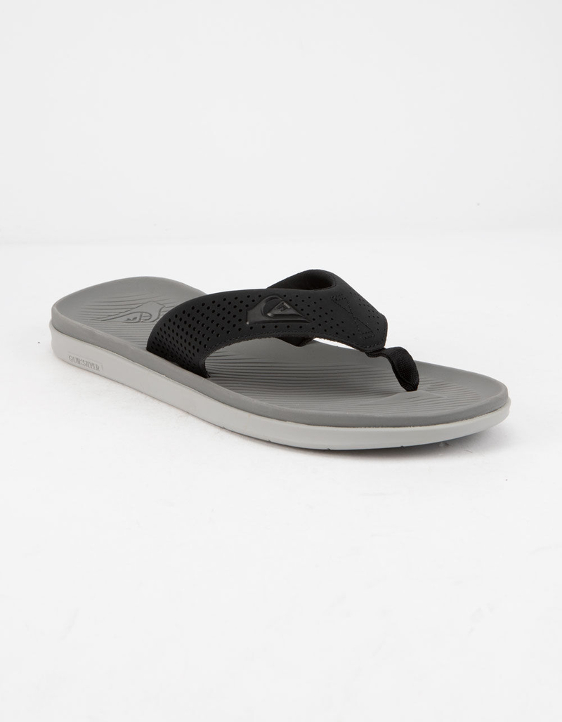 QUIKSILVER Haleiwa Plus Gray Mens Sandals image number 0