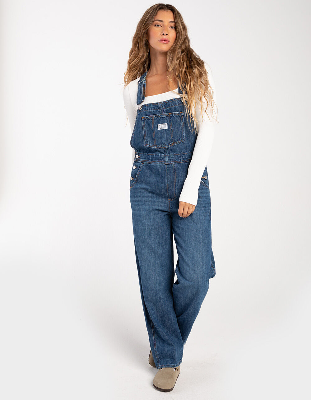 LEVI'S Vintage Womens Overalls - No Hippies - MEDIUM INDIGO | Tillys
