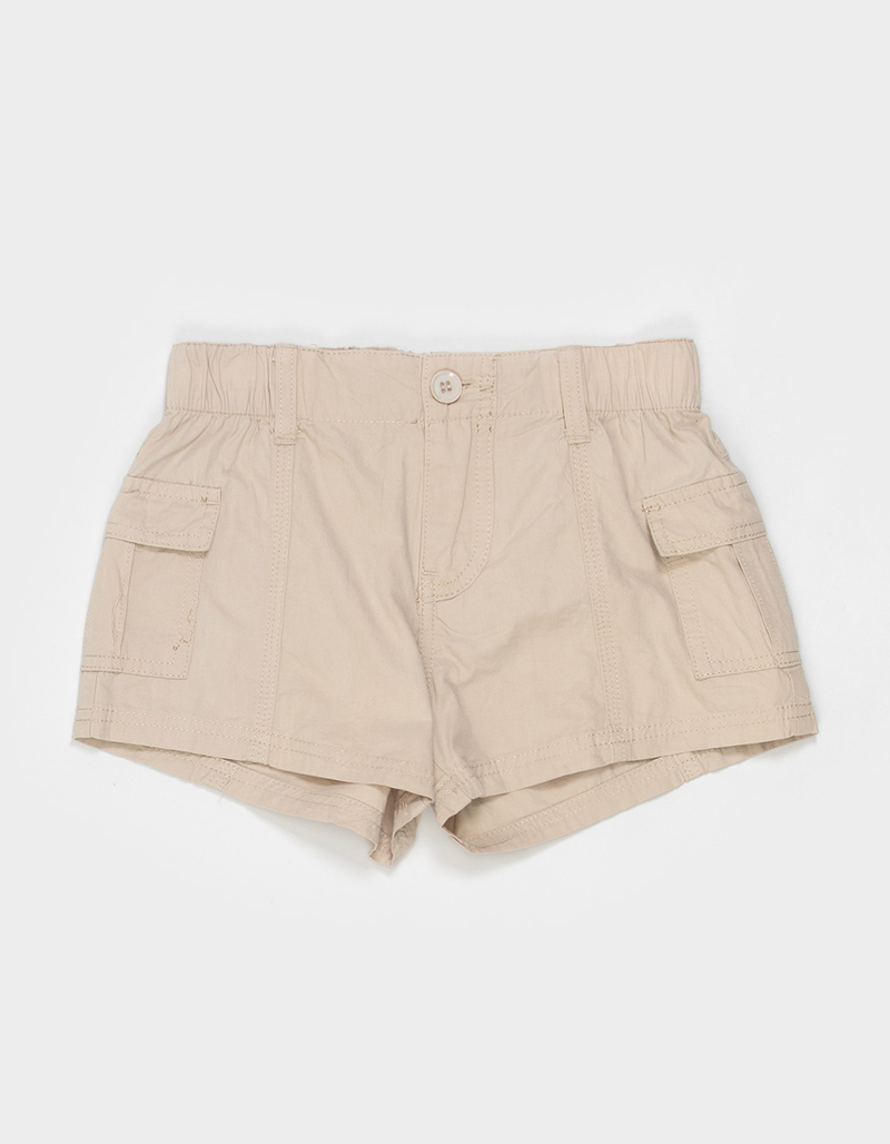 FULL TILT Girls Elastic Waist Cargo Shorts image number 0