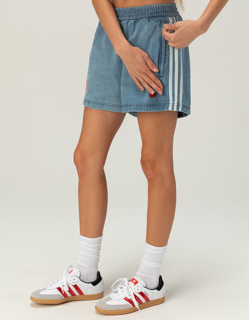 ADIDAS x Coca-Cola Womens Denim Shorts image number 4