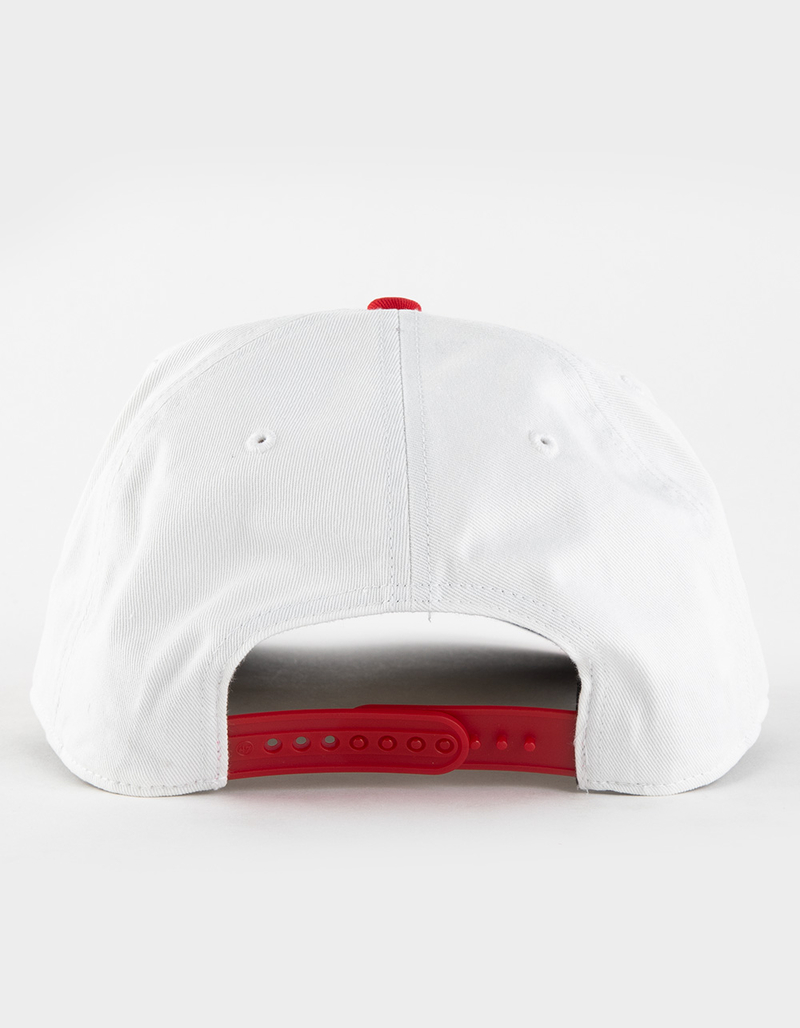 47 BRAND Boston Red Sox Cooperstown Double Header Script '47 Hitch Snapback Hat image number 3