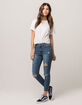 RSQ Ripped Womens Mom Jeans image number 2