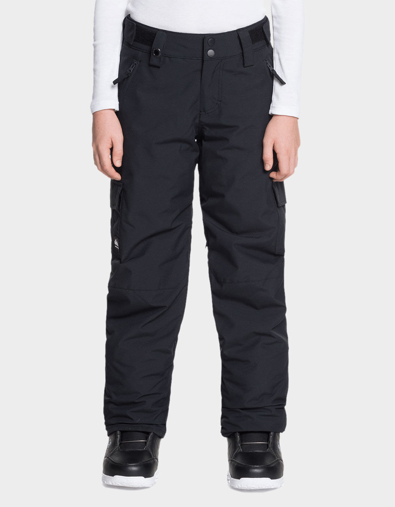 QUIKSILVER Porter Boys Black Snow Pants image number 0