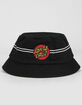 SANTA CRUZ Black Bucket Hat image number 1