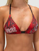 AFFLICTION Lola Triangle Bikini Top image number 2