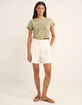 RHYTHM Beachcomber Womens Crop Boxy Tee image number 4