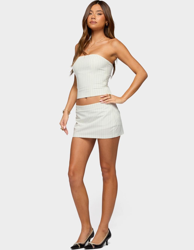 EDIKTED Maeve Pinstripe Mini Skort image number 3
