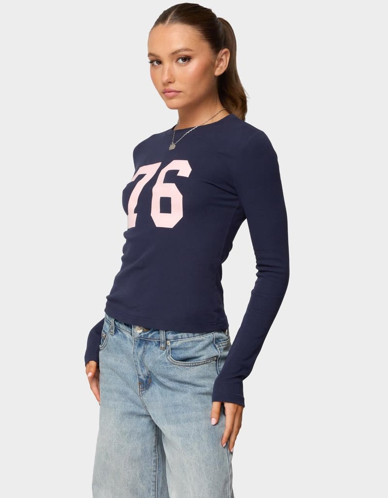 EDIKTED 76 Long Sleeve Tee image number 1