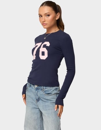 EDIKTED 76 Long Sleeve Tee Alternative Image