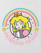 SUPER MARIO Joyful Princess Peach Girls Crop Tee image number 2