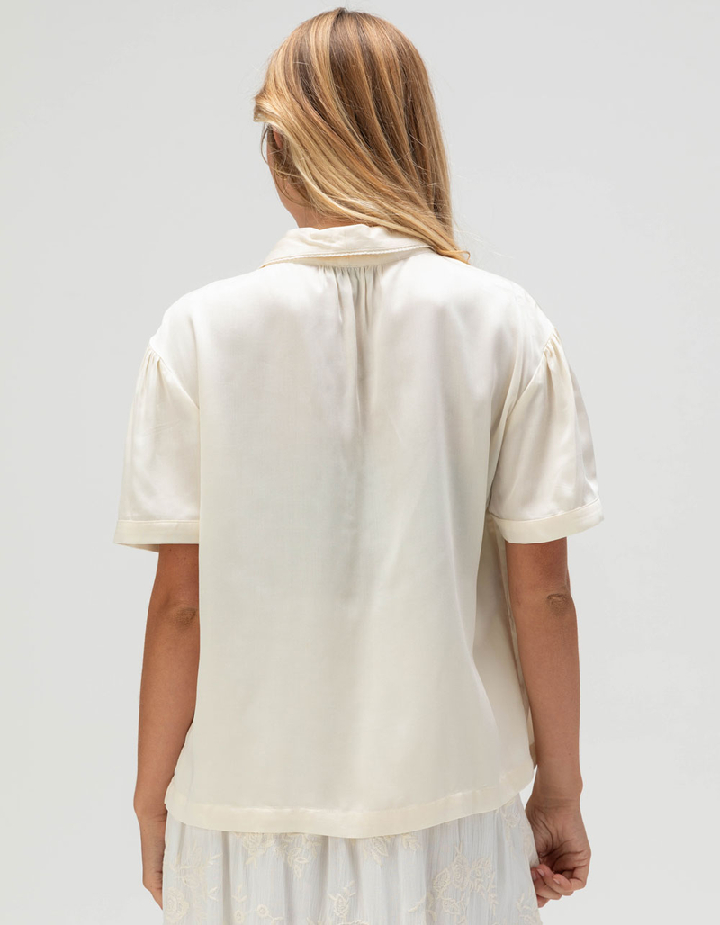 SENDERO PROVISIONS CO. Prairie Rose Lace Womens Blouse image number 3