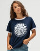 RIP CURL SG Wettie Womens Ringer Tee image number 1